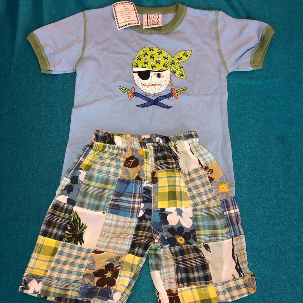 MisTeeV-Us Pirate Tee & Shorts set